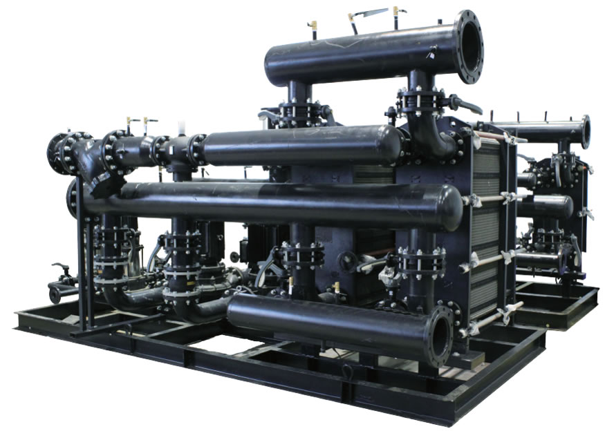 長(cháng)治整體(tǐ)式闆式換熱器機組廠家