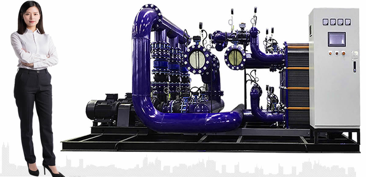 西安(ān)整體(tǐ)式闆式換熱器機組廠家